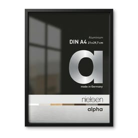 Nielsen Alpha A4 Aluminium Frame - Jet Black Matt