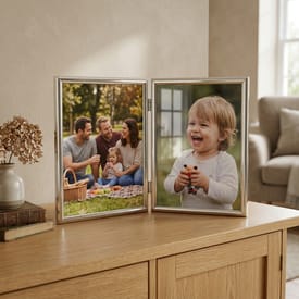 Classic Silver Double Frame