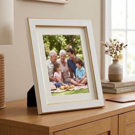 White Gold Frame