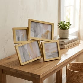 Classic Soft Gold Abstract 4