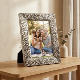Silver Hammered Frame