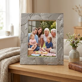 Silver Leaf Photo Frame