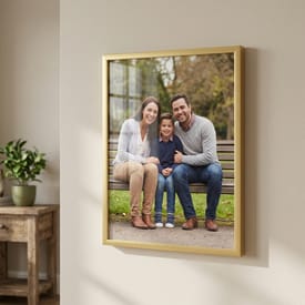 Gold Aluminium Frame