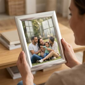 Silver Photo Frame