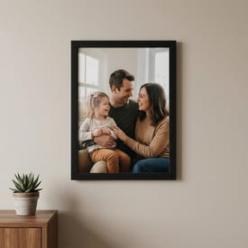 Black A4 Certificate Frame