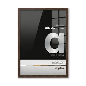 Nielsen Alpha Aluminium Picture Frame in Wenge Light