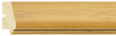 Natural Wood Reverse Frame moulding: close-up of the finish and side profile