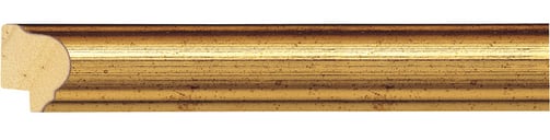 Gold Dome Frame moulding: close-up of the finish and side profile