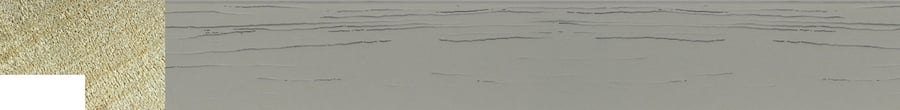 Pale Grey Flat Frame moulding: close-up of the finish and side profile