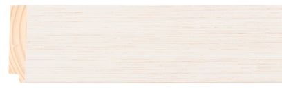 Ivory Driftwood Flat Frame moulding: close-up of the finish and side profile