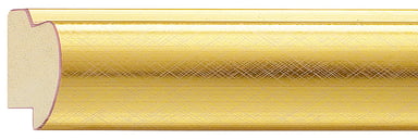 Gold Cushion Frame moulding: close-up of the finish and side profile