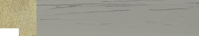 Pale Grey Flat Frame moulding: close-up of the finish and side profile