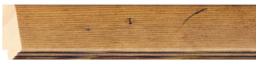Rustic Medium Oak Reverse Frame moulding: close-up of the finish and side profile