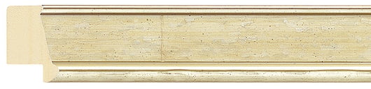 Ivory Reverse Frame moulding: close-up of the finish and side profile