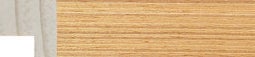 Oak Veneer Flat Frame moulding: close-up of the finish and side profile
