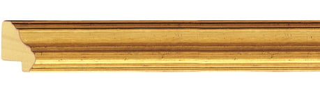 Gold Reverse Frame moulding: close-up of the finish and side profile