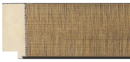 Bronze Flat Frame moulding: close-up of the finish and side profile