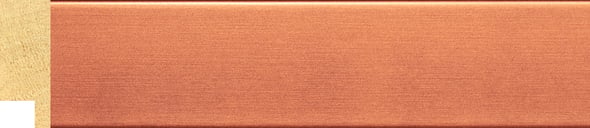 Bronze Flat Frame moulding: close-up of the finish and side profile