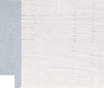 Rough Cut Effect Flat Frame moulding: close-up of the finish and side profile