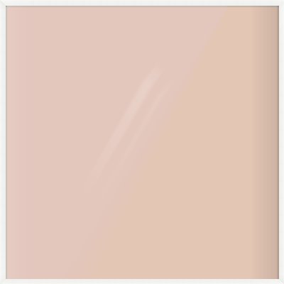 White Wood Grain Flat Frame for 1100 × 1100mm artwork