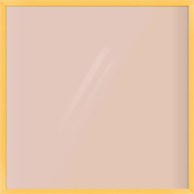 Yellow Paint Flat Frame for 1100 × 1100mm artwork
