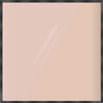 Black Flat Frame for 1100 × 1100mm artwork