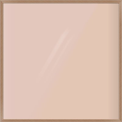 Walnut Flat Frame for 1100 × 1100mm artwork