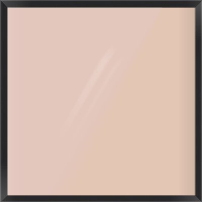 Black Flat Frame for 1100 × 1100mm artwork