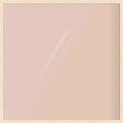 Ivory Flat Frame for 1100 × 1100mm artwork
