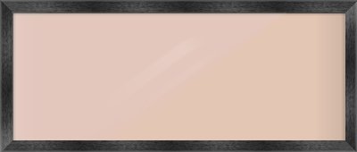 Black Flat Frame for 650 × 250mm artwork