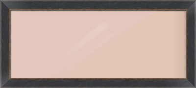 Black Flat Frame for 650 × 250mm artwork