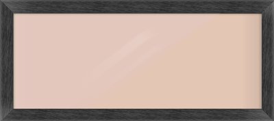 Black Flat Frame for 650 × 250mm artwork