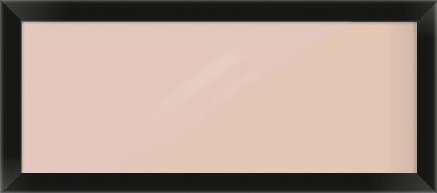 Black Flat Frame for 650 × 250mm artwork
