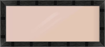 Black Flat Frame for 650 × 250mm artwork