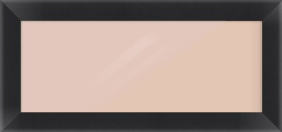 Black Flat Frame for 650 × 250mm artwork