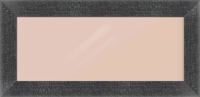 Carbon Flat Frame for 650 × 250mm artwork