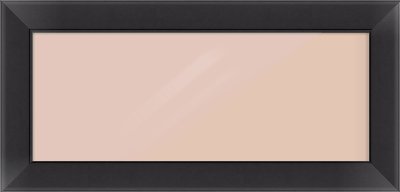 Black Flat Frame for 650 × 250mm artwork