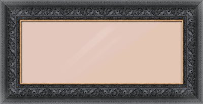 Black Reverse Frame for 650 × 250mm artwork