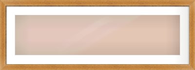 Rustic Medium Oak Reverse Frame for 1000 × 250mm artwork, with Smooth White Single Mount