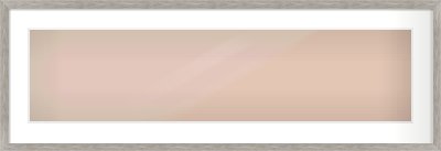 Grey Wood Grain Flat Frame for 1000 × 250mm artwork, with Smooth White Single Mount