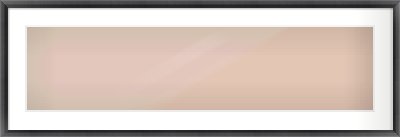Black Angle Frame for 1000 × 250mm artwork, with Smooth White Single Mount