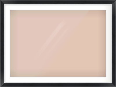 Black/Silver Reverse Frame for 1000 × 700mm artwork, with Smooth White Single Mount
