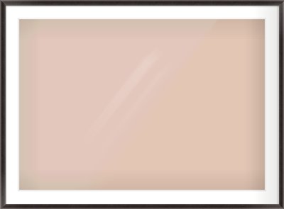 Black Cushion Frame for 1000 × 700mm artwork, with Smooth White Single Mount