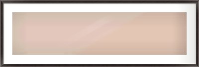 Black Cushion Frame for 40 × 10in artwork, with Smooth White Single Mount