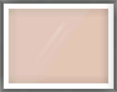 Dark Grey Flat Frame for 40 × 30in artwork, with Smooth White Single Mount