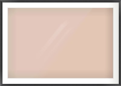 Black Angle Frame for 105 × 70cm artwork, with Smooth White Single Mount