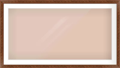 Maroon Decorative Frame for 1200 × 600mm artwork, with Smooth White Single Mount