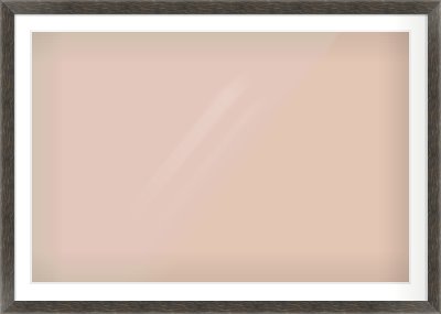 Black Flat Frame for 120 × 80cm artwork, with Smooth White Single Mount