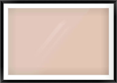 Black Cushion Frame for 120 × 80cm artwork, with Smooth White Single Mount