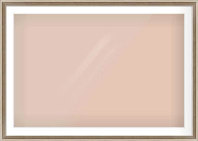Silver Cushion Frame for 120 × 80cm artwork, with Smooth White Single Mount